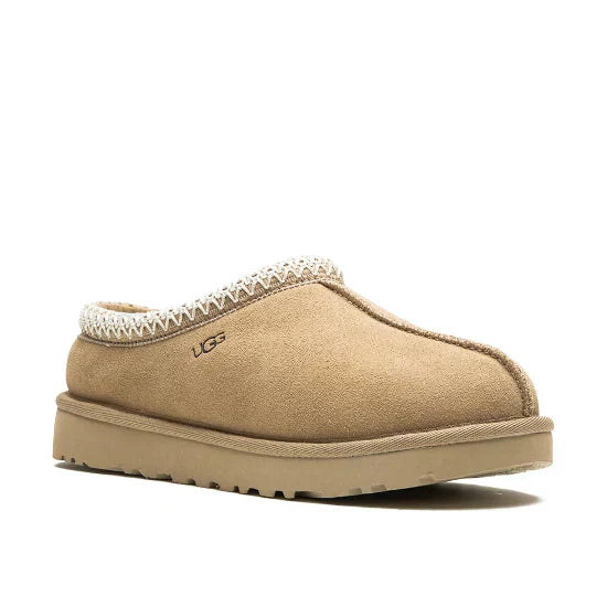 "W Tasmen Beige" suede slippers