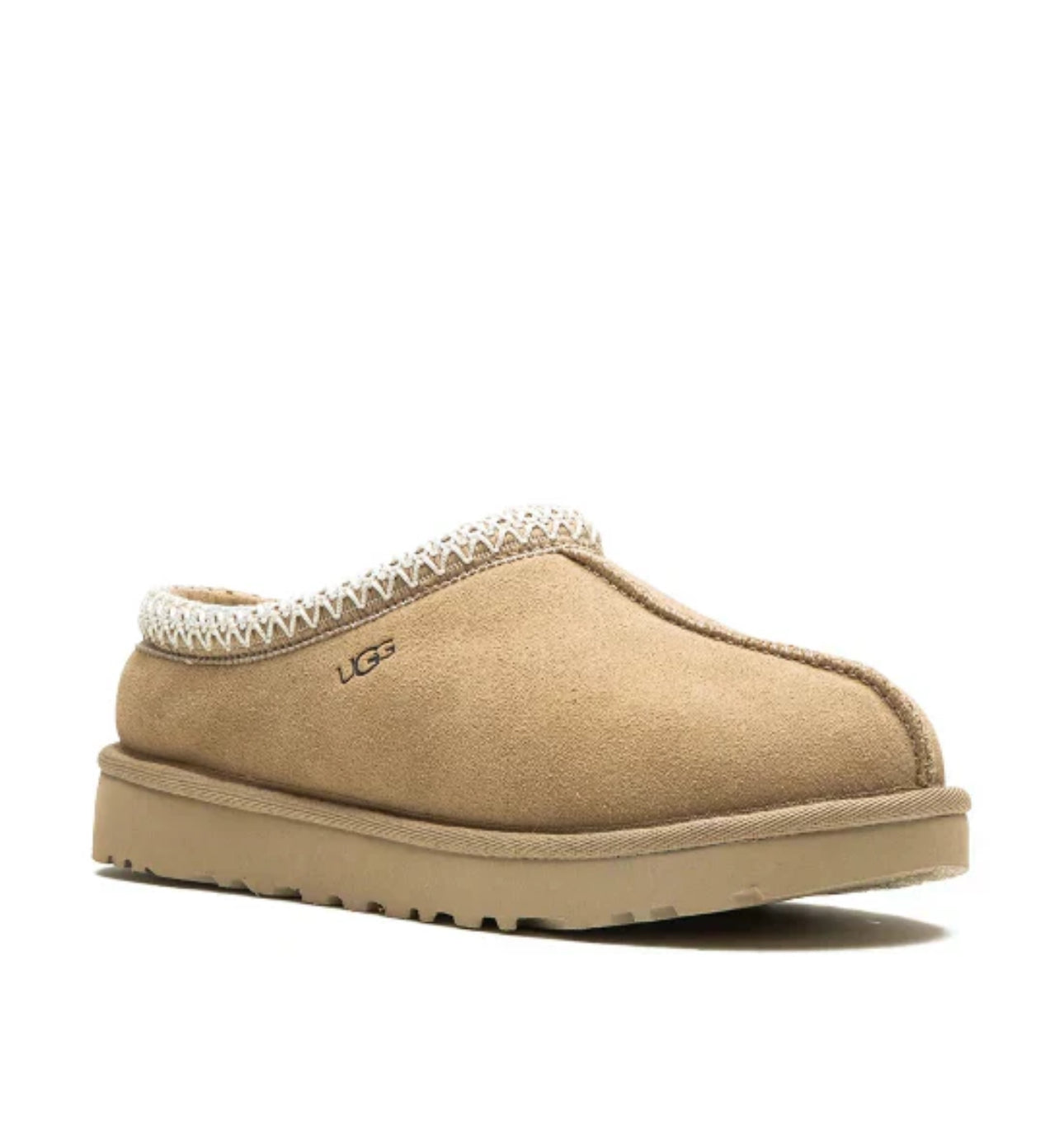 UGG TASMEN BEIGE" SUEDE SLIPPERS