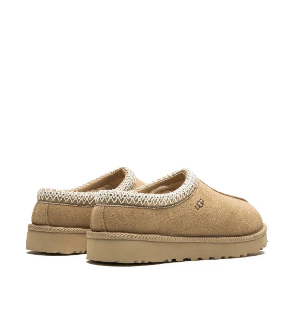 UGG TASMEN BEIGE" SUEDE SLIPPERS