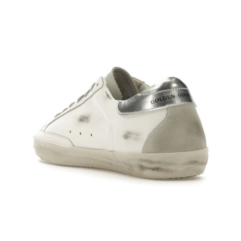 Golden Goose Super-Star – White Silver